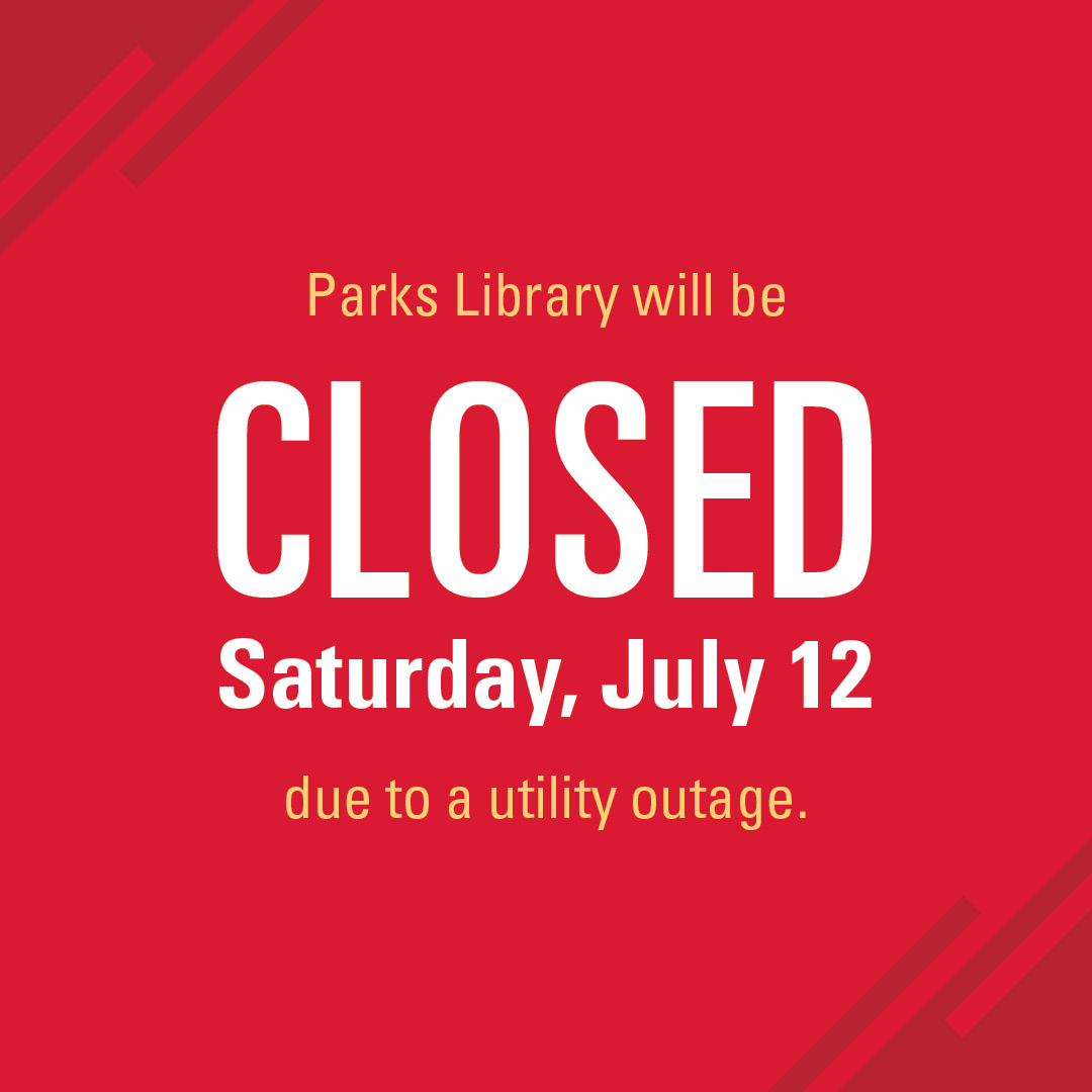 ISU_Library's tweet image. 🚨 Parks Library will be closed Saturday, July 12 due to a utility outage. The library will reopen at 10 a.m. on Sunday, July 13. Looking forward to seeing you then!