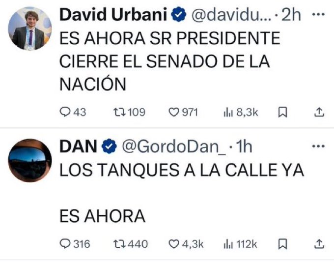 Esto está bien y reclamar aumento para los jubilados está mal. 
Me dijeron que en el Reino del Revés
nadie baila con los pies,
que un ladrón es vigilante y otro es juez
y que dos y dos son tres...