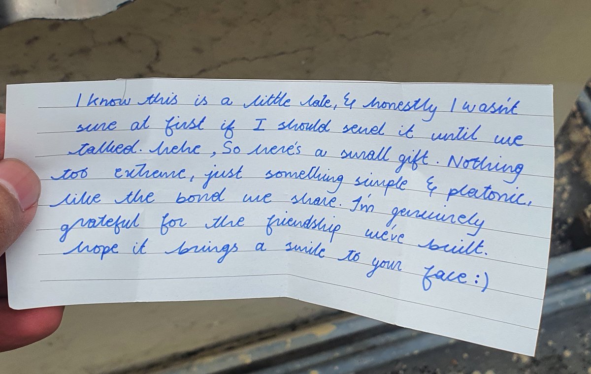 MuhammadTahaaa's tweet image. I'm truly blessed to have such an incredible best friend who cares so deeply, sending all this from another country.
Never did I imagine forming such a meaningful connection with someone from Twitter.