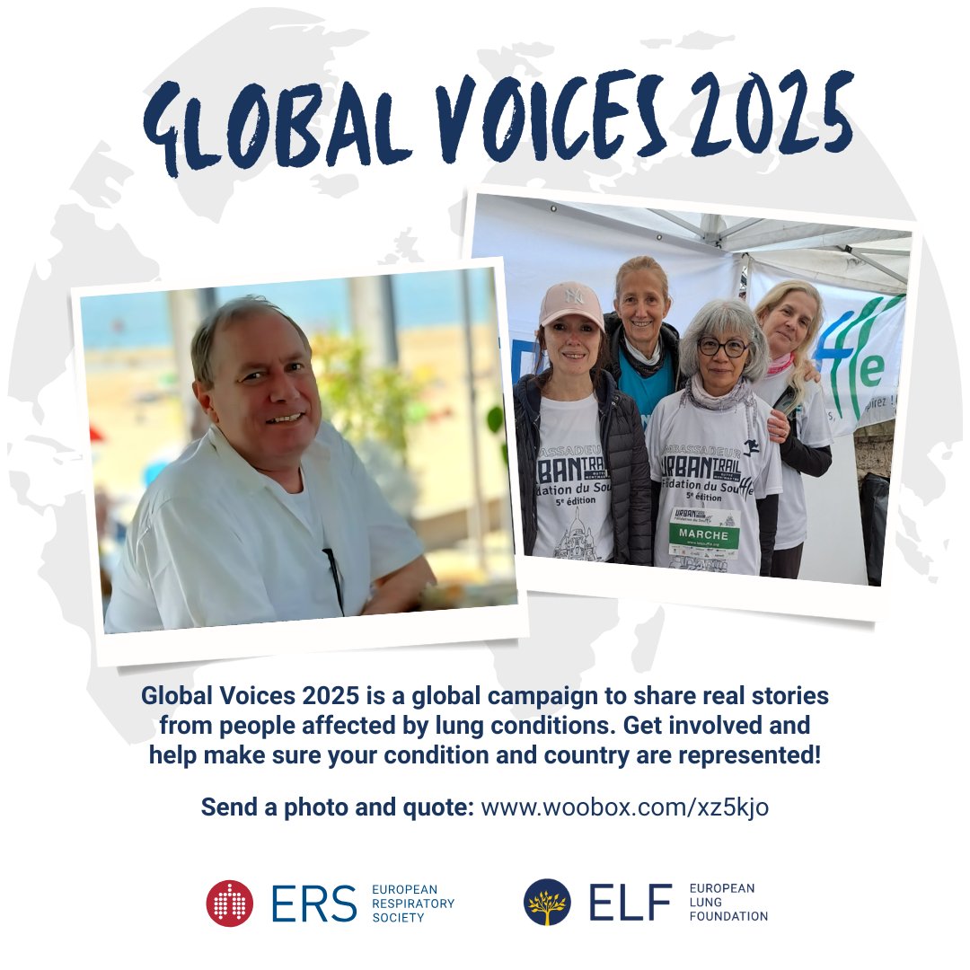 EuropeanLung's tweet image. ✍️ There is still time to join the Global Voices patient community! With just a photo and short quote, you can tell your story and inspire the world. 🌍
🔗 europeanlung.org/en/projects-an…
#PatientRepresentation #GlobalVoices