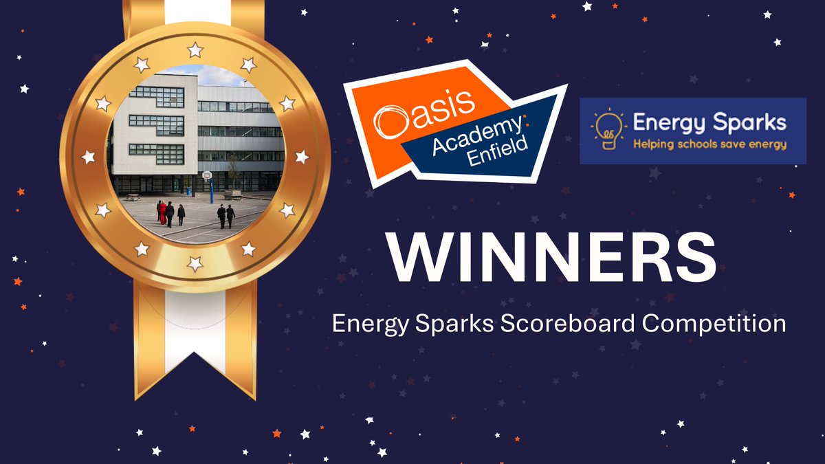 Oasis Academies (@oasisacademies) on Twitter photo 🌟 Big congrats to <a href="/OasisEnfield/">Oasis Academy Enfield</a> for winning the <a href="/EnergySparks/">Energy Sparks</a> competition with an 11% electricity baseload reduction! 💡
💬 “She now switches off lights & reminds us to save energy at home!” – Proud parent
Learn more: bit.ly/4ePisqk
#EcoChampions 🌟 Big congrats to <a href="/OasisEnfield/">Oasis Academy Enfield</a> for winning the <a href="/EnergySparks/">Energy Sparks</a> competition with an 11% electricity baseload reduction! 💡
💬 “She now switches off lights & reminds us to save energy at home!” – Proud parent
Learn more: bit.ly/4ePisqk
#EcoChampions