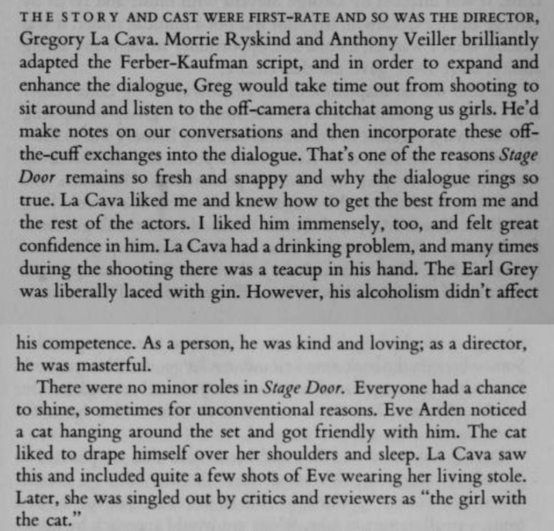 themoderns_'s tweet image. Ginger Rogers on working with Gregory La Cava on Stage Door (1937), Fifth Avenue Girl (1939) and Primrose Path (1940). From her memoir