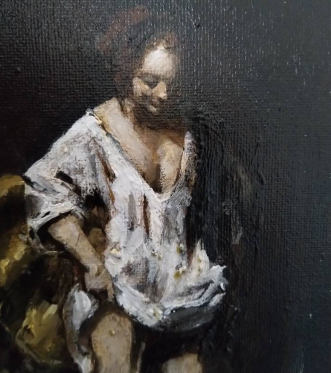 NJanagill's tweet photo. After Rembrandt 'A Woman Bathing in a Stream
>Beautiful signed rare painting
>a British artist who has exhibited at the Royal Academy, London!
#Rembrandthuix #ansterdam #holland #oldmasterpainting #oldmaster
#rembrandt #art #originalart https://t.co/XQVsDk2uRj https://t.co/MWqvP3vsFB