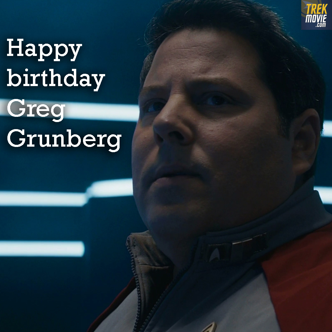 Happy birthday to Greg Grunberg, who's in #StarTrekBeyond in person and whose voice can be heard berating young James T. Kirk in 2009's #StarTrek.