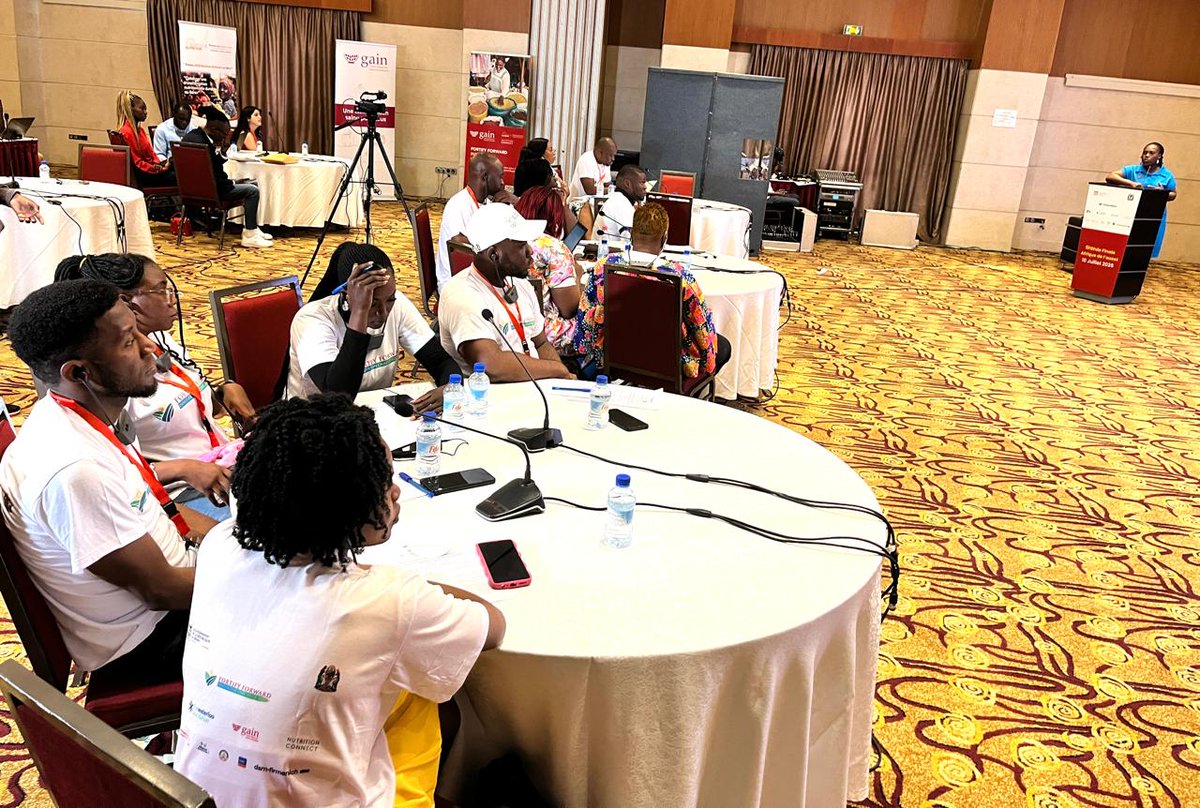NutritionConnex's tweet photo. Today we’re kicking off “Empowering Innovation” — a dynamic capacity-building session with our #FortifyForward Innovation Challenge winners from West Africa!
We’re diving into large-scale food fortification, biofortification, and business scale-up.
These innovators are driving the future of nutrition in Africa!
@GAINalliance @GAINAlliance_KE @GAINalliance_Ng @GainMocambique @GAIN_TANZANIA @SUN_Movement @SUNBizNet @SUNBizNetNG @SBNMozambique @SUNBN_TANZANIA @BiovIntCIAT_eng @NMBTanzania @GbiosFsaUac @dsmfirmenich @DSMNutrition @ecowas_cedeao @_AfricanUnion
#FortifyForwardInnovationChallenge #WestAfrica #Malnutrition #FFICWinners