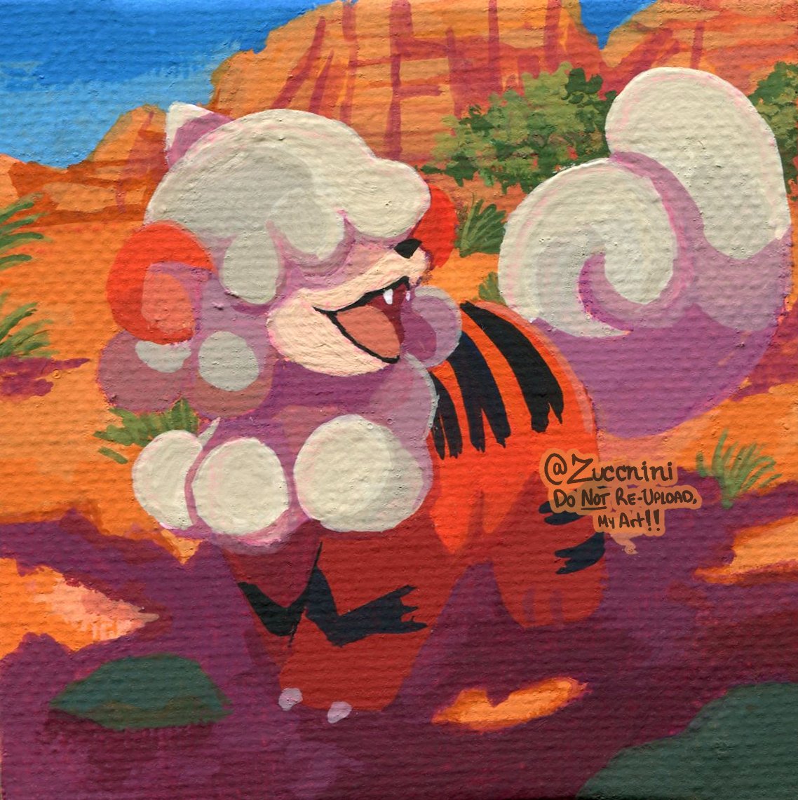 zuccnini's tweet image. 3x3 Mini Paintings: Wooloo & Mareep and Hisuian Growlithe
zuccnini.etsy.com