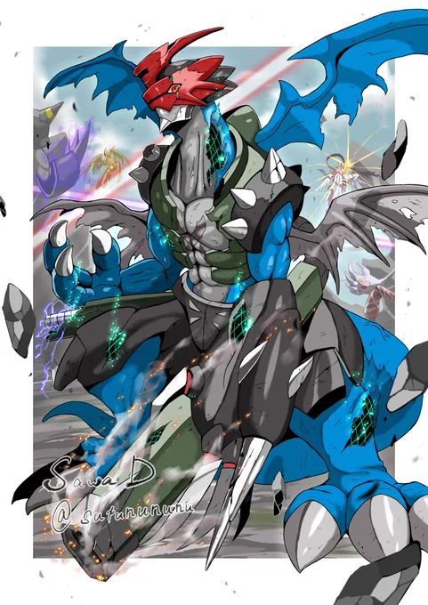 過去作 パイルドラモン #Digimon #デジモン