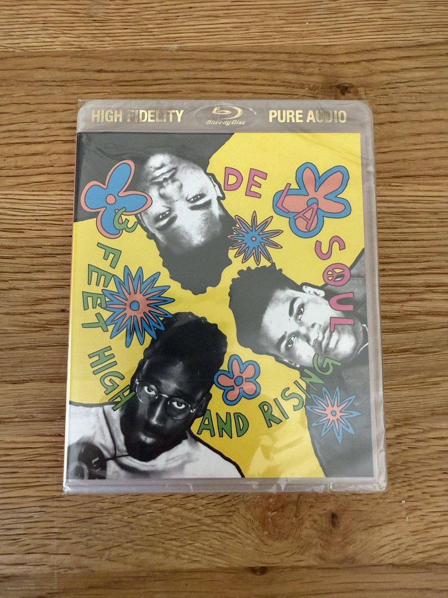 Out Next Week on blu-ray audio: #43 in the SDE Surround Series. #DeLaSoul's classic 1989 album '3 Feet High and Rising'. Almost sold out on pre-order... last remaining copies back in stock &gt; bit.ly/4nNroAA