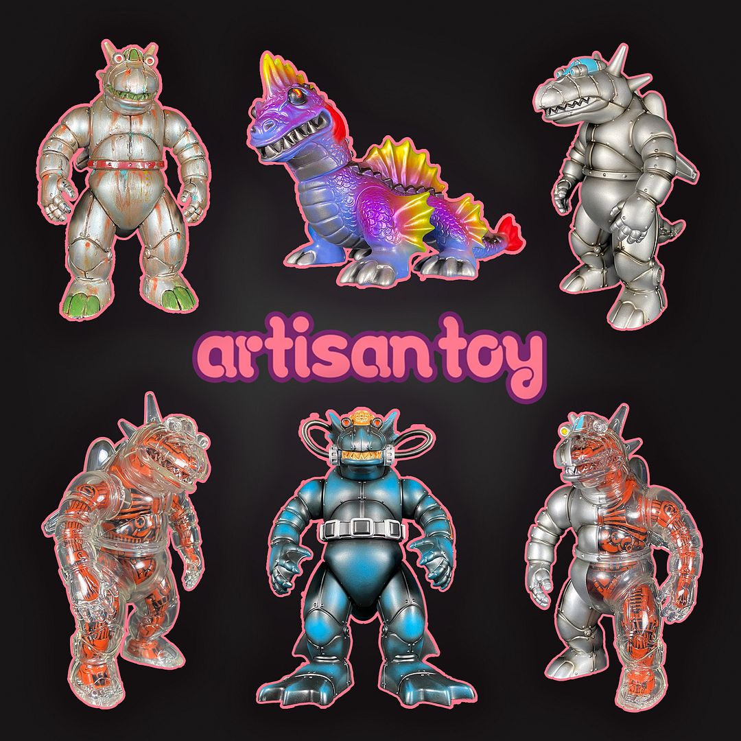 Toy Art Gallery Unveils Exclusive Artisan Toy Capsule Collection! dlvr.it/TLsT7X #Capsule #Collection #Featured #Kaiju #Monsters