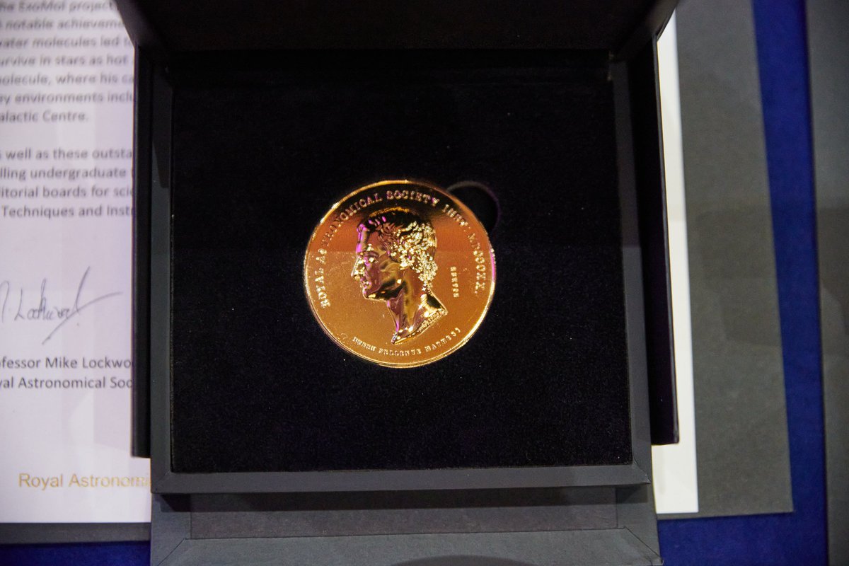 Congratulations to Professor Jonathan Tennyson, Chair and Co-founder of Blue Skies Space, who received the <a href="/RoyalAstroSoc/">Royal Astronomical Society</a>'s Gold Medal during the RAS Awards in Newcastle this week.