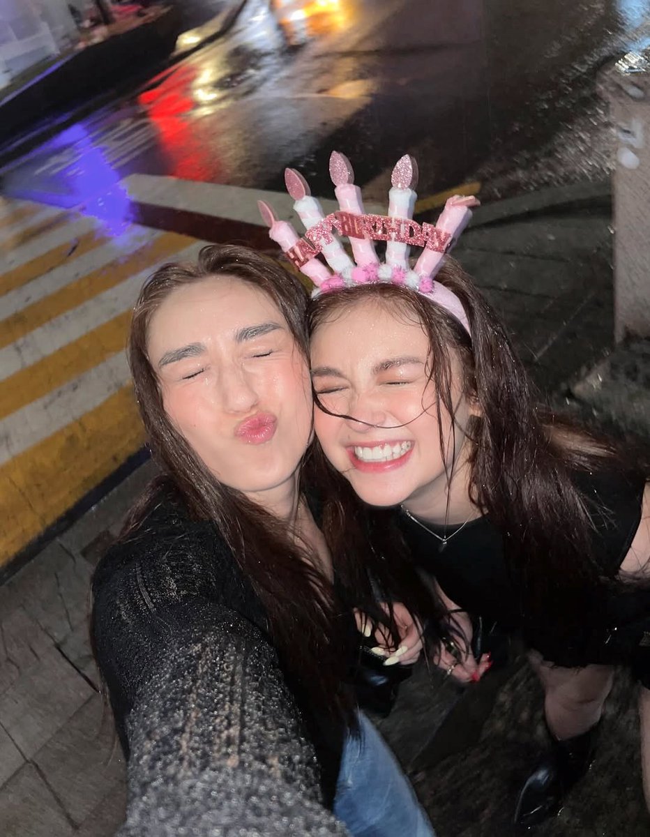 annacaith's tweet image. the rain had been falling for a while, and we were just there, screaming and laughing in the middle of the street. weirdly, it felt like the best birthday ever. nights like this with her are my favorite kind. just us, being loud and silly and not caring about the rest.