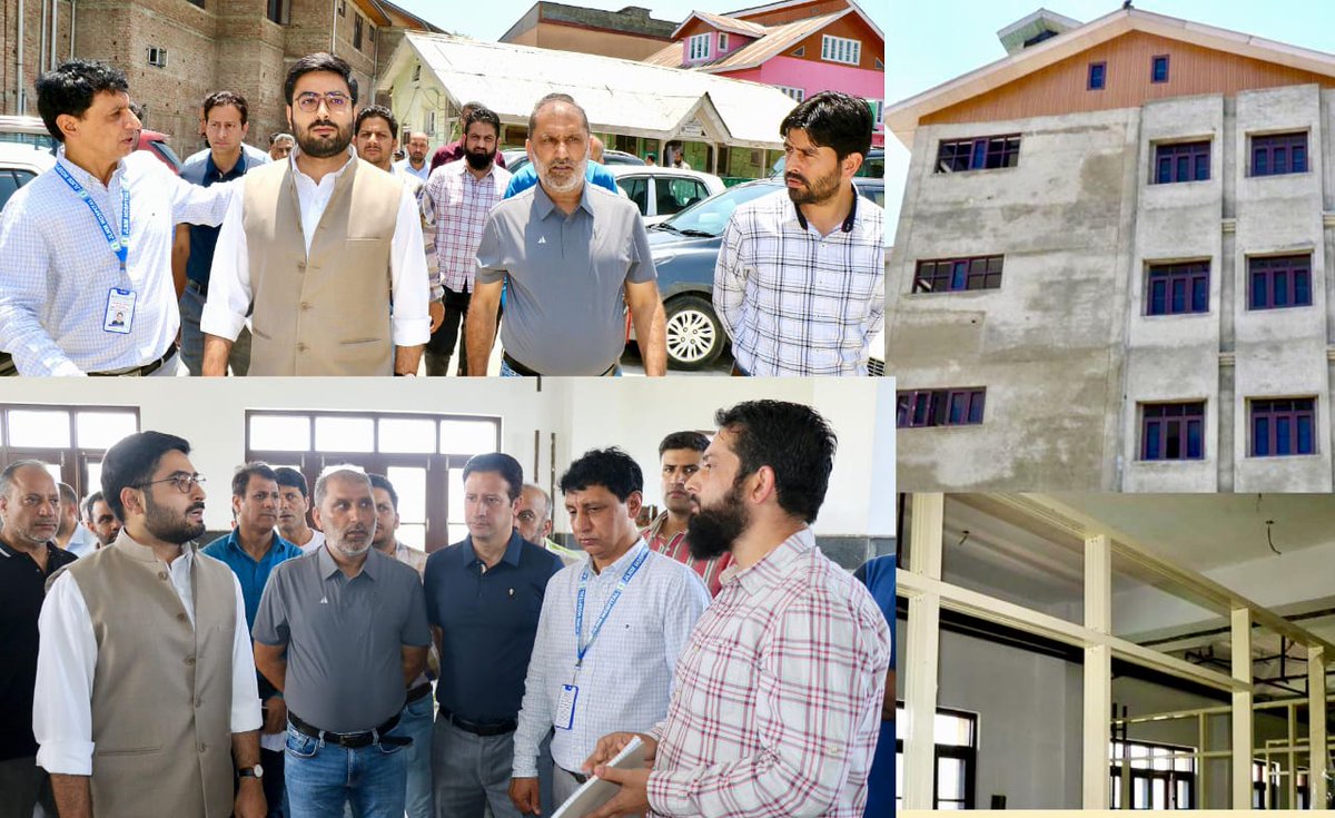Srinagar district administration (@srinagaradmin) on Twitter photo DC Srinagar <a href="/akshaylabroo/">Akshay Labroo</a> reviews progress of construction works of Additional Block, JLNM Hospital
Also Inspects progress of works on construction of DIPH Lab, functioning of new parking space at health facility.
<a href="/diprjk/">Information & PR, J&K</a> DC Srinagar <a href="/akshaylabroo/">Akshay Labroo</a> reviews progress of construction works of Additional Block, JLNM Hospital
Also Inspects progress of works on construction of DIPH Lab, functioning of new parking space at health facility.
<a href="/diprjk/">Information & PR, J&K</a>