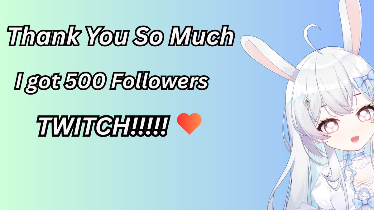 Thank you so much we Hit 500 Followers on twitch today♥️
#twitch #VTuberUprising #Vtuber #ENVtuber 
thank you for the Raid
@SpaceCadet_Washi
<a href="/FiammaRosato/">Fiamma Rosato🌹🍄【 Livedream 】</a> 
Thank you so much lovely
.
.
.
.
If you want to support my twitch here is the lovely link twitch.tv/mummyluna