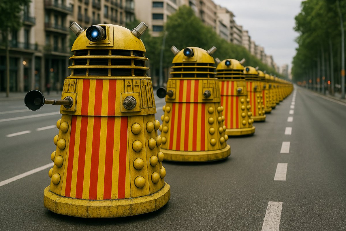 Cada cop que un colonitzador es fa la víctima, donen més ganes de sortir al carrer. Llàstima no tenir un exèrcit de Daleks.