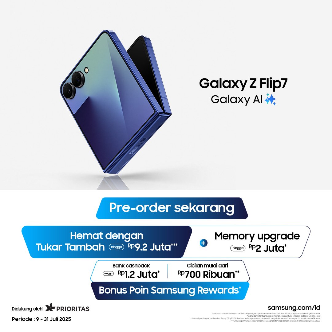 Gadget yg kecil kyak di drakor ituu lucu ya?! 😍 Flip7 cakep nih buat fto2, lebih effortless pastinya! PO cm sampe akhir bulan plus hemat 9jt-an loh! omgrefer.com/youKF
 #LetsFlipTheNorm