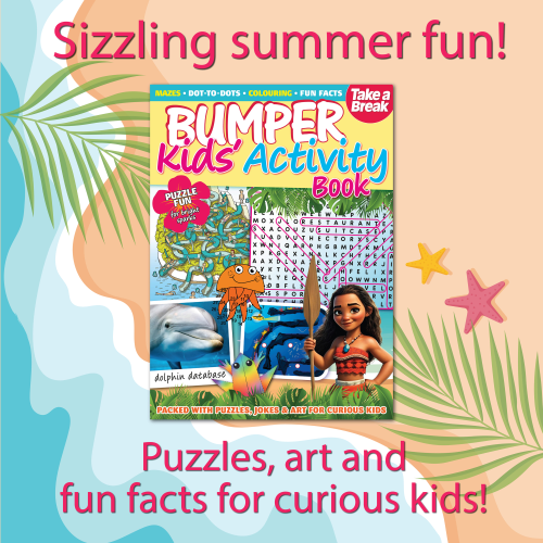 ✨ Keep the kids happy and off screens this summer! Whether you're travelling or staying home, The Bumper Kids’ Activity Book has it all.

With mazes, wordsearches, code crackers, Harry Potter games, drawing pages &amp; more! 🖍️

Click here to find out more: bit.ly/40NB0RN
