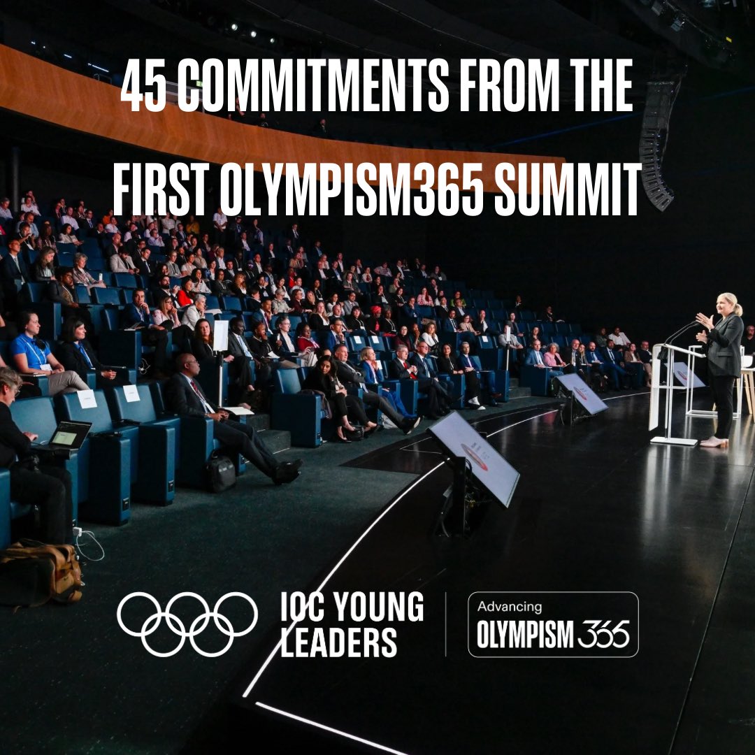 iocyoungleaders's tweet image. “These are the young people changing the world.” 💬
During the first-ever Olympism365 Summit, IOC President Kirsty Coventry publicly recognised the impact of the @iocyoungleaders ✨
🔗 olympics.com/ioc/news/olymp…
#Olympism365 #SportForABetterWorld #SDGs
@olympics @athlete365