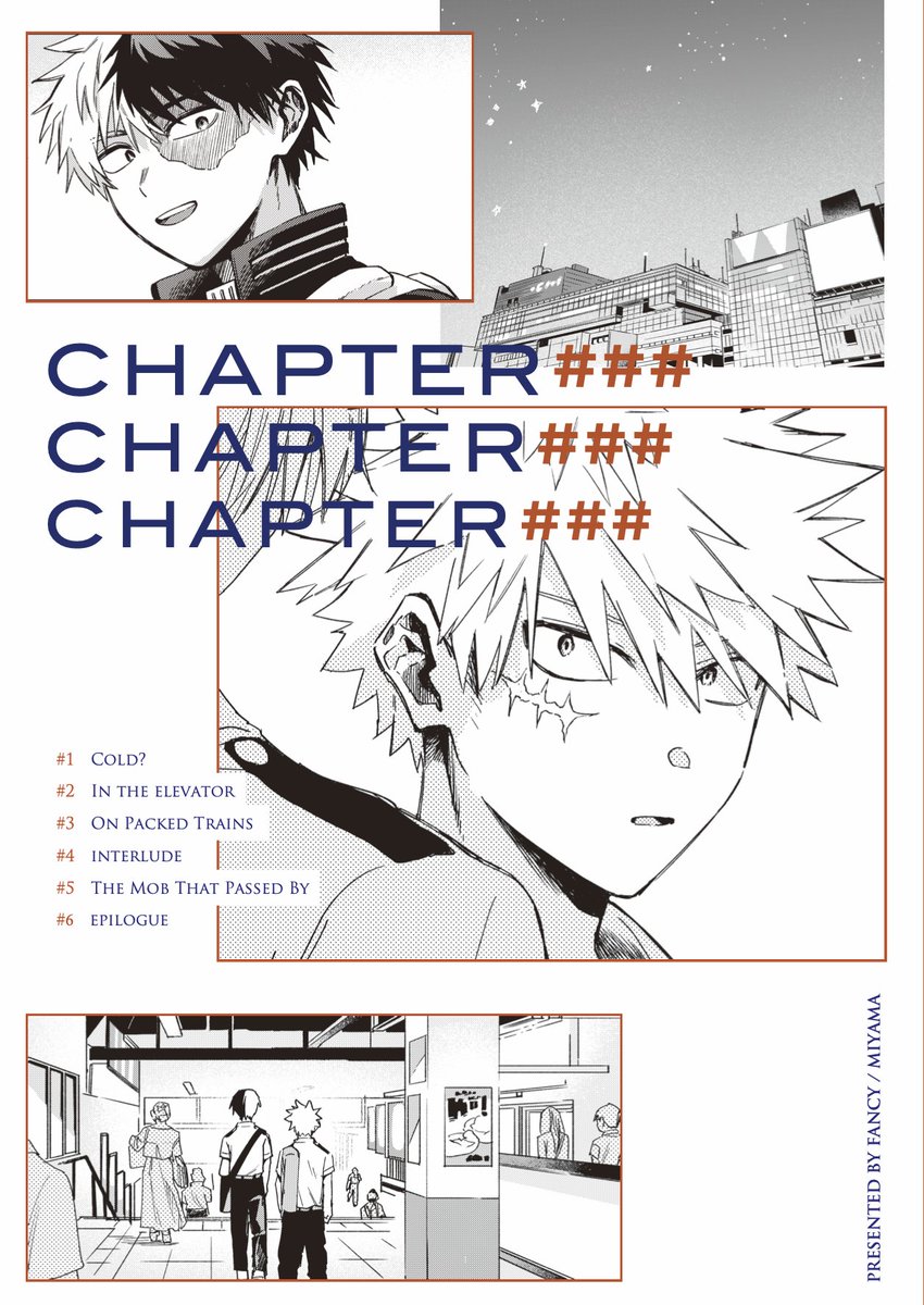 MIYAM_Mi's tweet image. 【轟爆】7/13新刊サンプル
■B5/58P/¥700/全年齢
学生〜プロヒまでのふたりの関係を切り取った短編集です📸(全6編)
後半にがっつりモブ視点の話があります!
※モブとの間に恋愛感情に関わる描写は一切ありません※
各短編のサンプルを少し載せていきます🎄
長めサンプル→pixiv.net/artworks/13258…