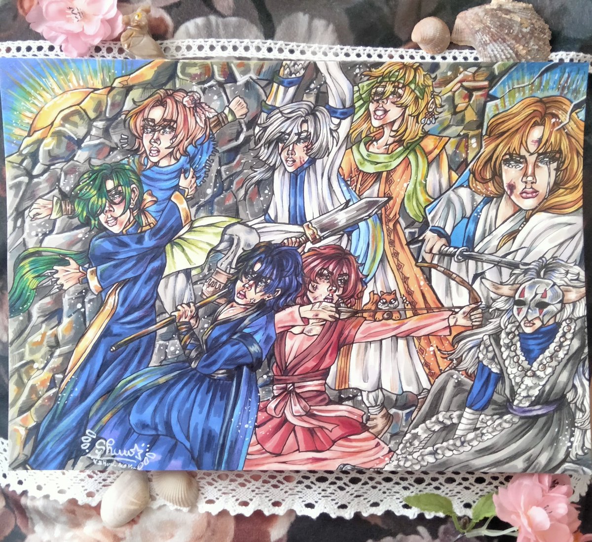 Yona of the dawn fanart ?? 👹✨🥀🏹
#yonaofthedawn #akatsukinoyona #art #fanart
