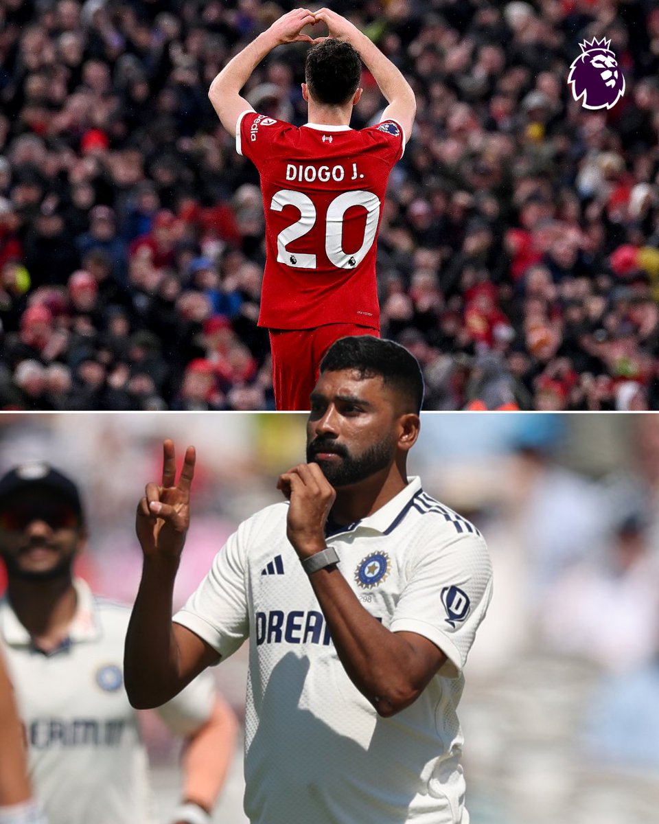 Mohammed Siraj pays tribute to Diogo Jota ❤️

 <a href="/LFC/">Liverpool FC</a> | <a href="/StarSportsIndia/">Star Sports</a>