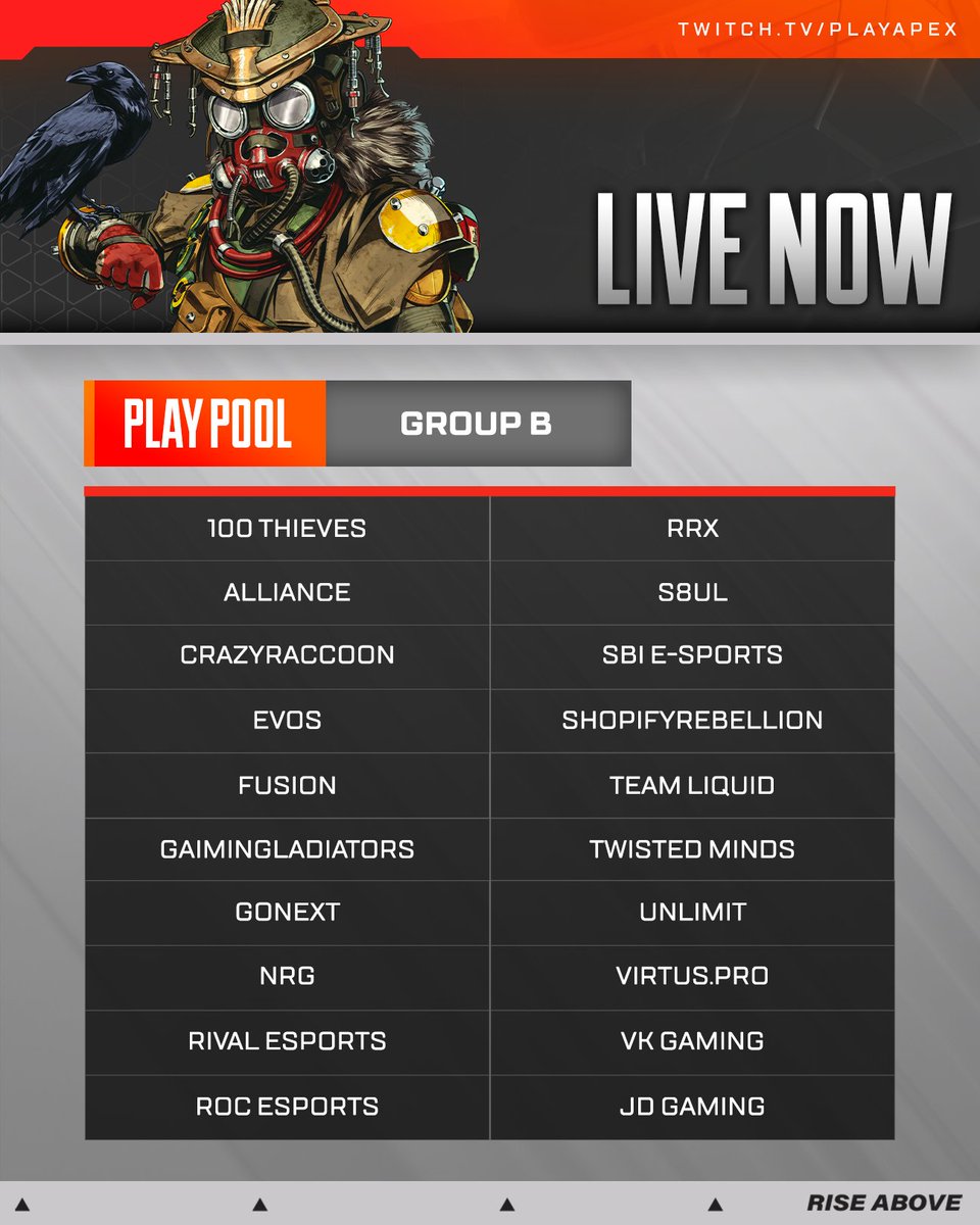 We're LIVE NOW with Day 2 of the #MidseasonPlayoffs! First get hyped with us and matches start in a few.

Here's who's playing today: