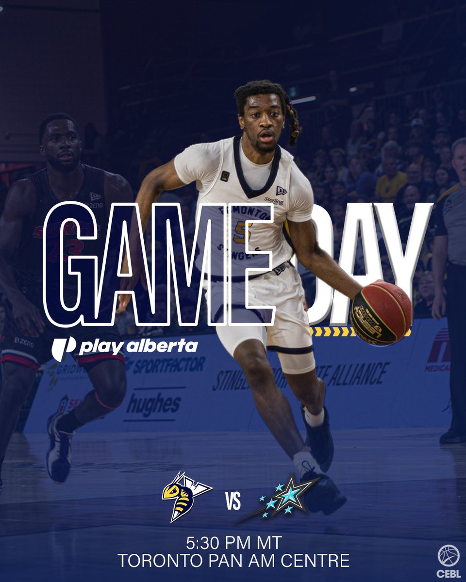GAMEDAY🔥💪🏾
The Stingers look to make it six in a row in Scarborough tonight.
You won’t want to miss it, tune in LIVE on CEBL+📺