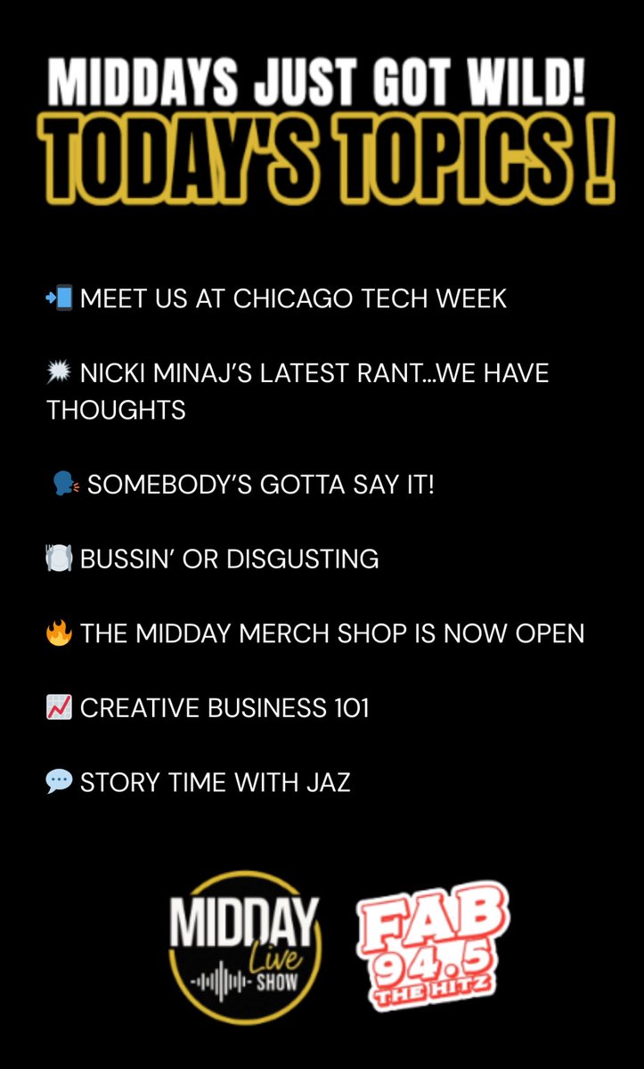 The Midday Live Show 🎙 tweet media