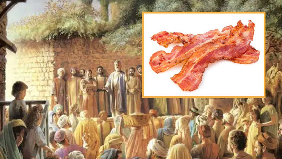TheBabylonBee's tweet image. Scholars Believe Explosive Growth Of The Early Church Was Due To Christians Being Allowed To Eat Bacon buff.ly/pdufjRe