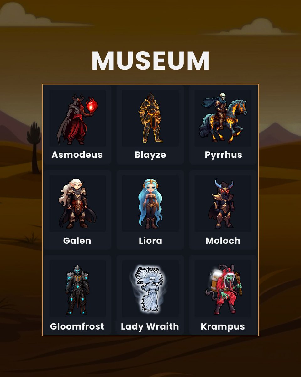 Introducing a museum 🏛

The museum is a place where you can track your collections - skins, backgrounds, and even collectibles!

What are you collecting? 👇