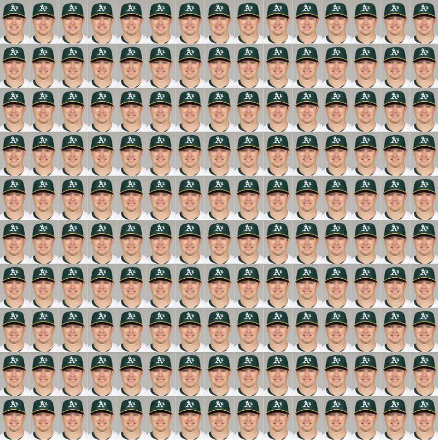 CodifyBaseball's tweet image. the 150 fastest pitches by A's in the statcast era