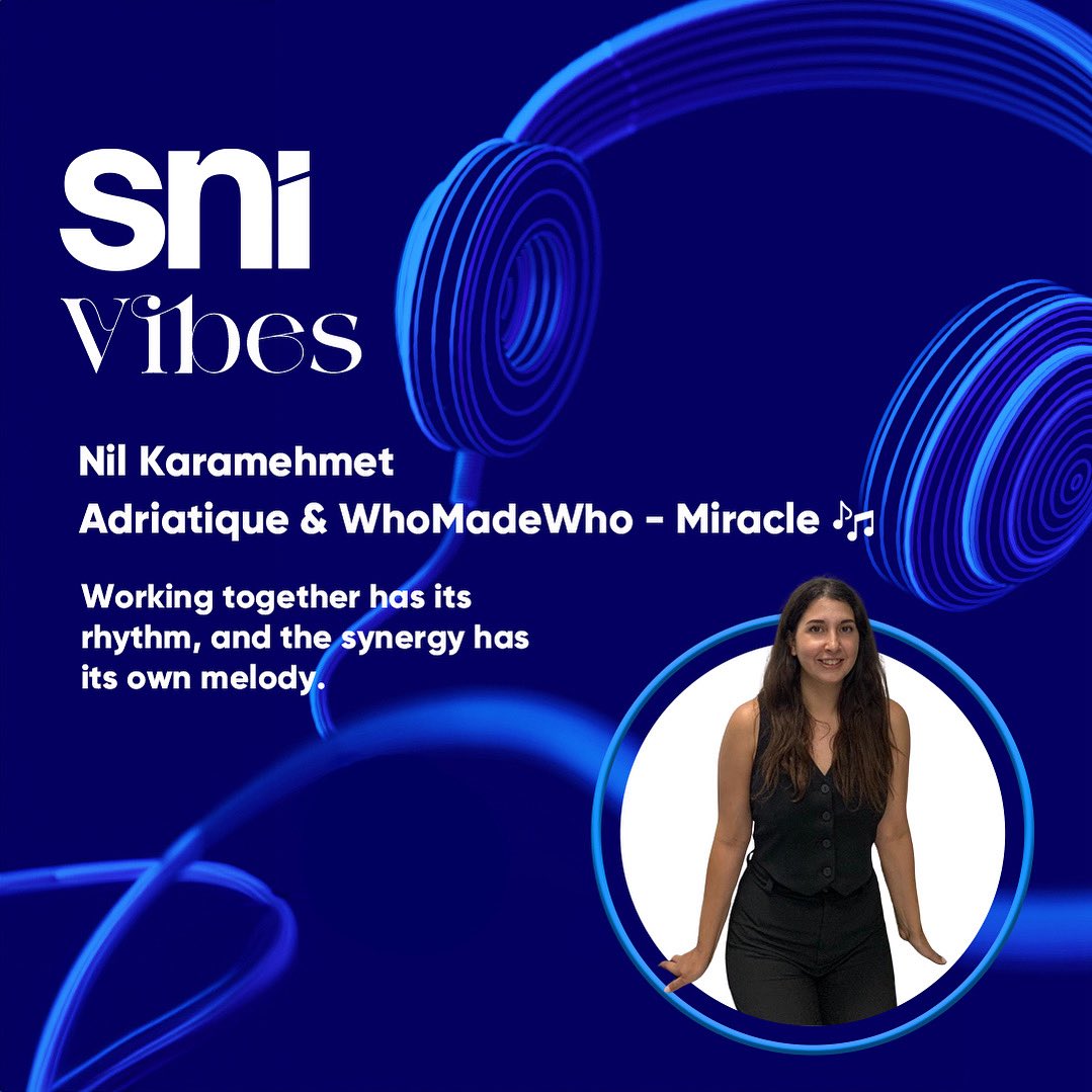 Working together has its rhythm, and the synergy has its own melody.

Sharing our dear team member Nil Karamehmet's music preference brings us joy and inspiration.

You can access the playlist from the link in the below.

open.spotify.com/intl-tr/track/…

#sni #snitechnology #lifeatsni
