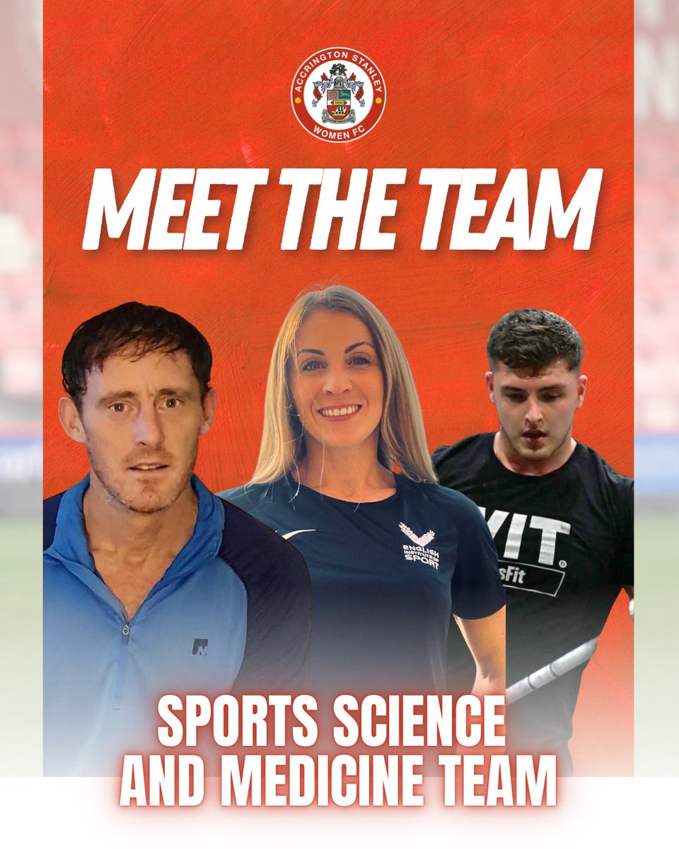 ASWFCofficial's tweet image. We’re proud to introduce our Sports Science & Medicine Team:
Barry Shuttleworth – Sports Therapist
Louise Bloor – Performance Nutritionist (SENr)
Matt Leeming – Head of S&C
Bringing top-tier experience in injury rehab, nutrition, & performance.