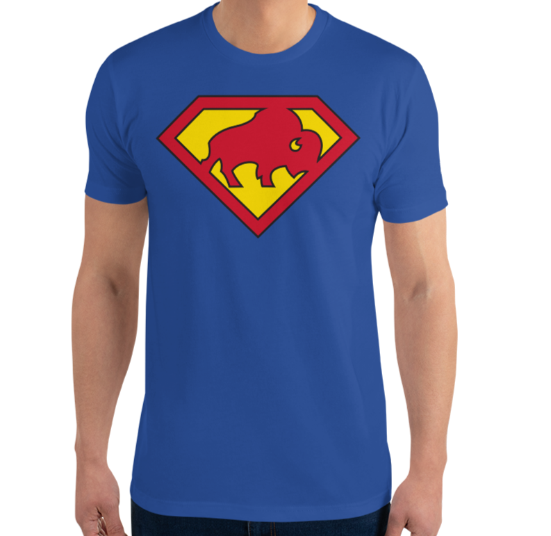 Always cool when your city has its very own Superman. Every order of either of these designs helps support someone in need: 26shirts.com/collections/su… #GoBills #Buffalo