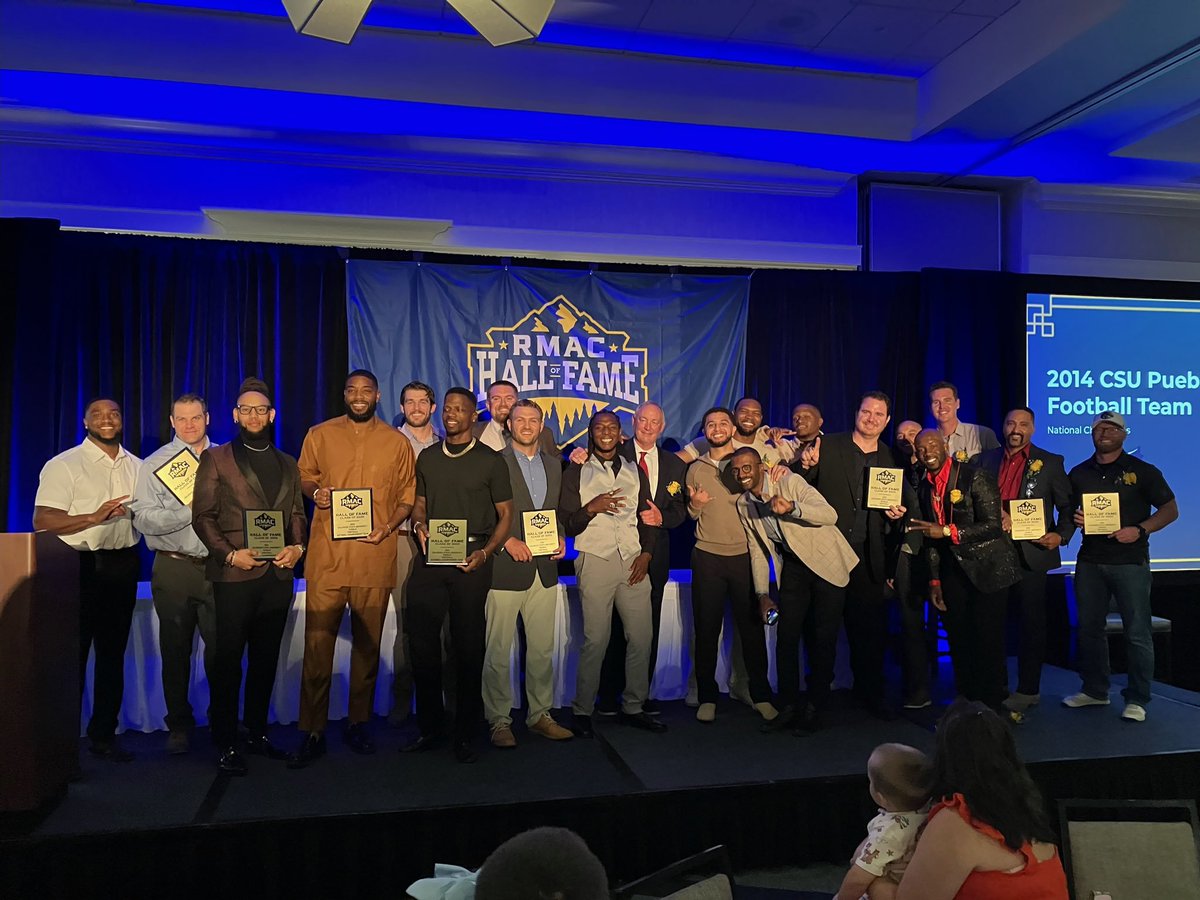 D2 College Football Spotlight (@d2fbspotlight) on Twitter photo CSUP Shines at RMAC HOF Induction
Last night, Ryan Jensen was inducted for his All-American career at CSU Pueblo and NFL success, including a Super Bowl title.
The 2014 <a href="/CSUPFootball/">CSU Pueblo Football</a> team was also inducted after a 14-1 season and the RMAC’s only NCAA DII football title. CSUP Shines at RMAC HOF Induction
Last night, Ryan Jensen was inducted for his All-American career at CSU Pueblo and NFL success, including a Super Bowl title.
The 2014 <a href="/CSUPFootball/">CSU Pueblo Football</a> team was also inducted after a 14-1 season and the RMAC’s only NCAA DII football title.