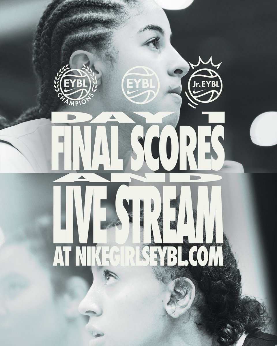 Final Scores, Live Stream and More visit the link below. 👇 

🔗: nikegirlseybl.com

#2025EYBL | #2025EYCL | #2025JREYBL | #Road2CHI