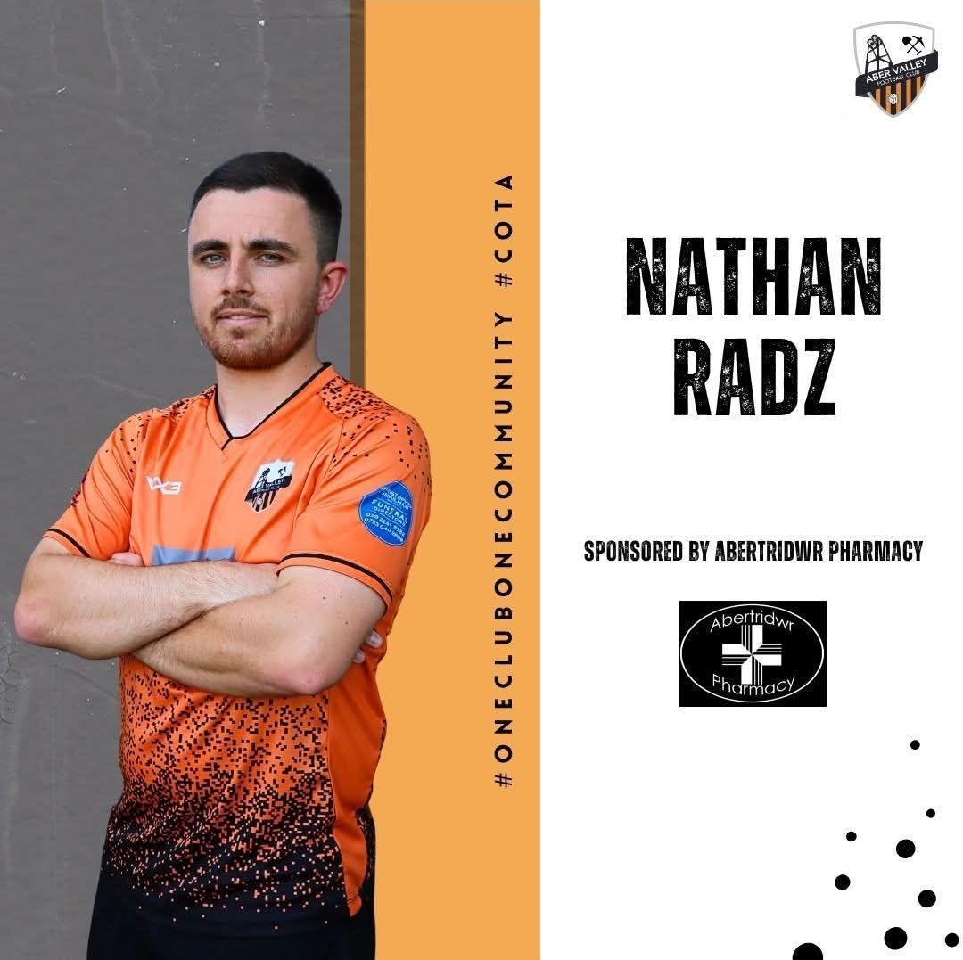 1st team top goal scorer 2024/5 retained &amp; sponsored ⚫️🟠

Thanks to Aber Pharmacy for supporting us and Nathan Radz this season.

#COTA #OneClubOneCommunity