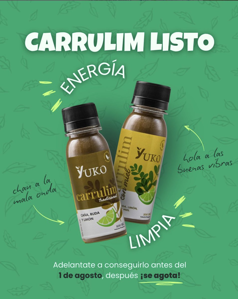 carlosbecker01's tweet photo. No te quedes sin el mejor CARRULIM para este 1 de Agosto! 

Plantas ORGANICAS, ultra premium y dos versiones:

Tradicional: Caña, Ruda, Limon
Con miel: Cañ, Ruda, Limon, Romero, Miel (delicioso!)

Pedilo en nuestro instagram https://t.co/If44gfrL3Q o al WHATSAPP https://t.co/5Voiw6qWic 

¿Tenes una empresa y queres regalarle a tus empleados? (deberias!). Tenemos paquetes especiales. 
¿Queres enviarle a tus amigos/as y parientes? Tenemos delivery!