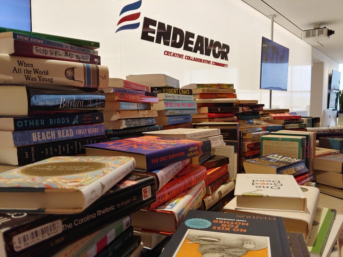 Thanks to all who participated in our annual donation drive to the Greenville Literacy Association. We think we received more books than ever before… think we can beat our record next year?