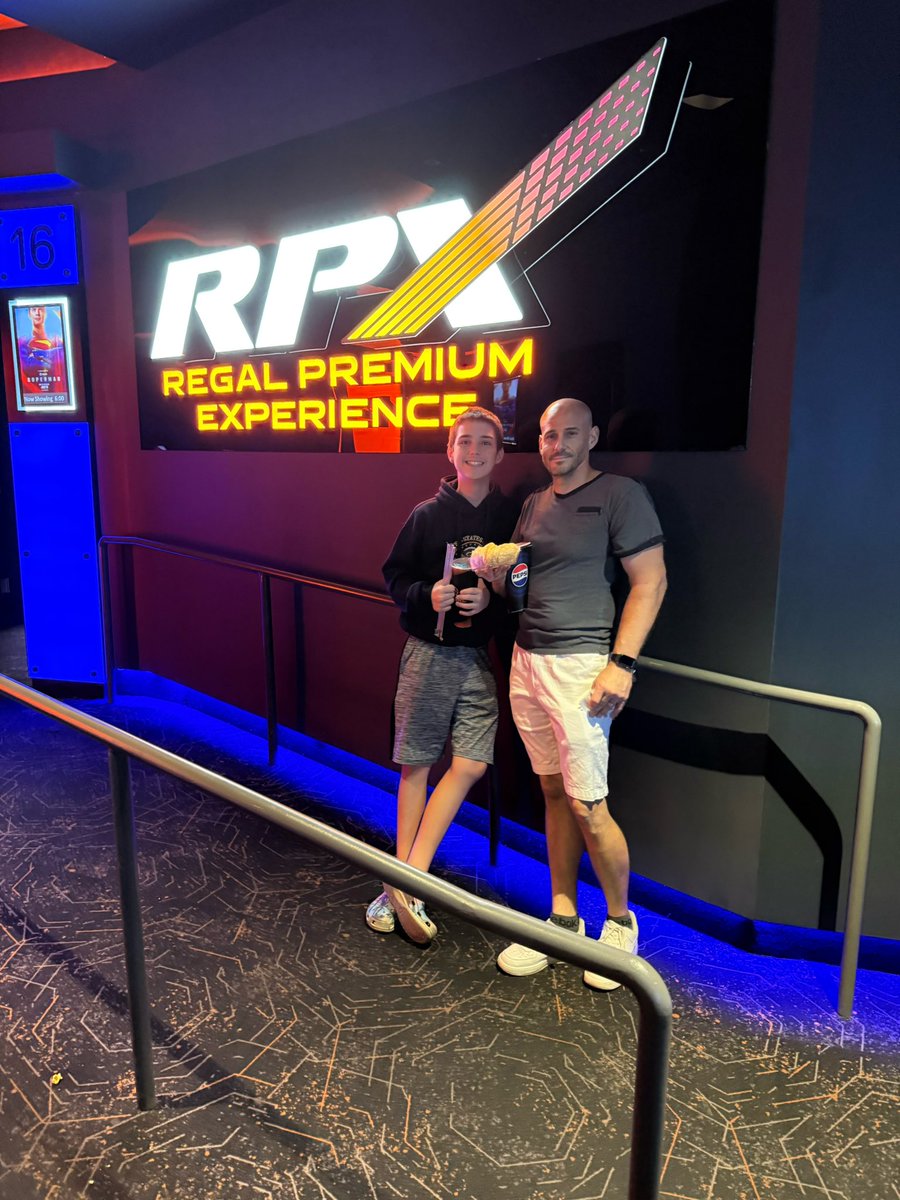 After a whirlwind week of presenting, planning, and supporting our schools at #Synergy_MDCPS 🎓✨… it’s time for some much-needed family time 🍿💙
Catching the Superman premiere with my boys—because balance matters, and heroes wear capes and lanyards! 🦸‍♂️🎟️ Family first. Always.