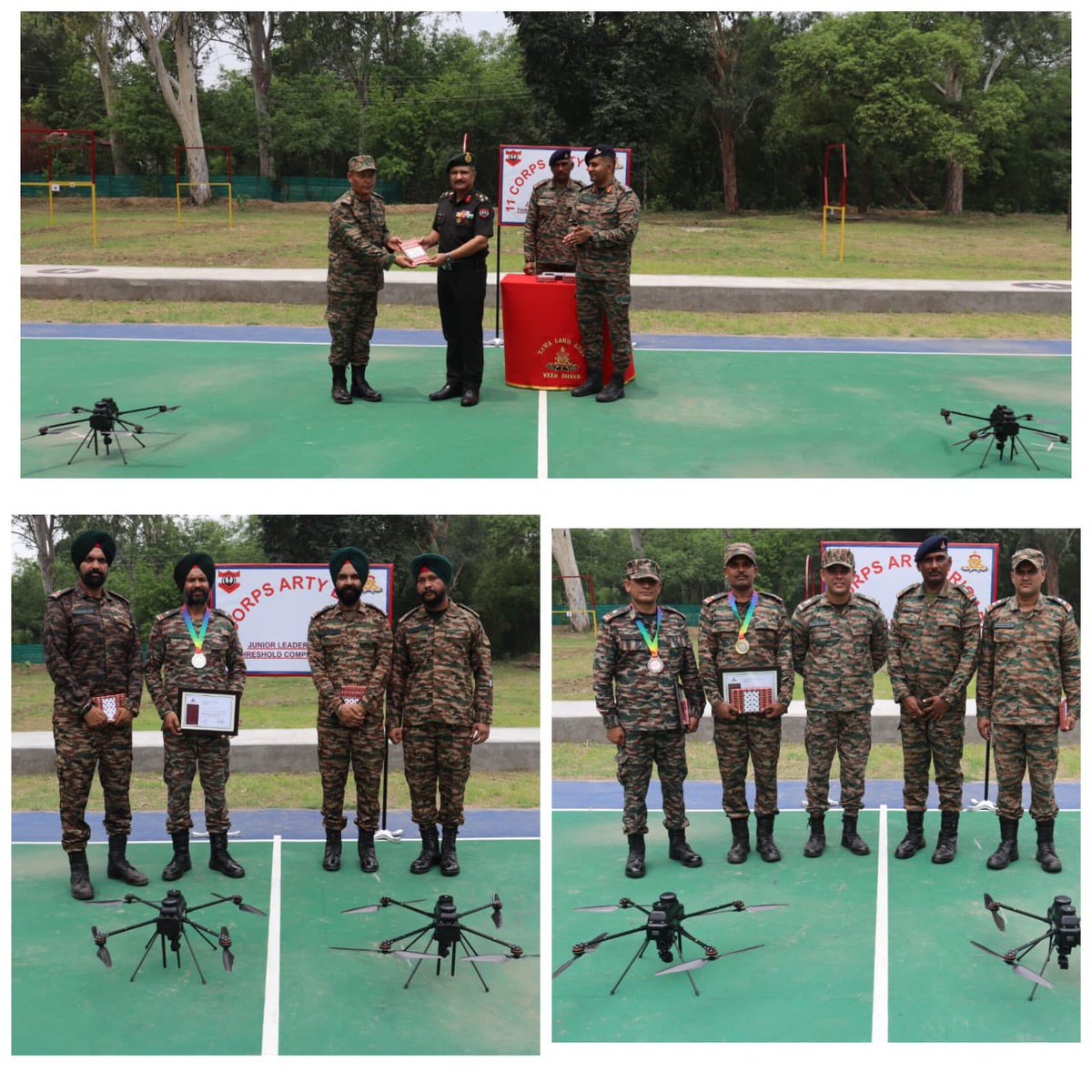 VajraCorps_IA's tweet image. #StrongAndCapable
💡 ਬੰਦੂਕ ਤੋਂ ਗਿਗਾਬਾਈਟ ਤੱਕ!
#VajraGunners ਵੱਲੋਂ ਕਰਵਾਈ ਗਈ Junior Leadership Technology Threshold Competition — ਜਿੱਥੇ JCOs ਨੇ ਰਿਵਾਇਤ ਨੂੰ ਤਕਨੀਕ ਨਾਲ ਜੋੜਿਆ: ਡਰੋਨ ਓਪਰੇਸ਼ਨ, ਡਿਜ਼ੀਟਲ ਮੀਡੀਆ ਤੇ ਟੈਕਟਿਕਲ AI ਵਿੱਚ ਦੱਖਲਤਾ ਦਿਖਾਈ।
ਜਿਵੇਂ ਅਸੀਂ 1965 ਦੀ ਵਿਜੈ ਦੇ 60 ਸਾਲ ਮਨਾਉਂਦੇ ਹਾਂ ਤੇ…