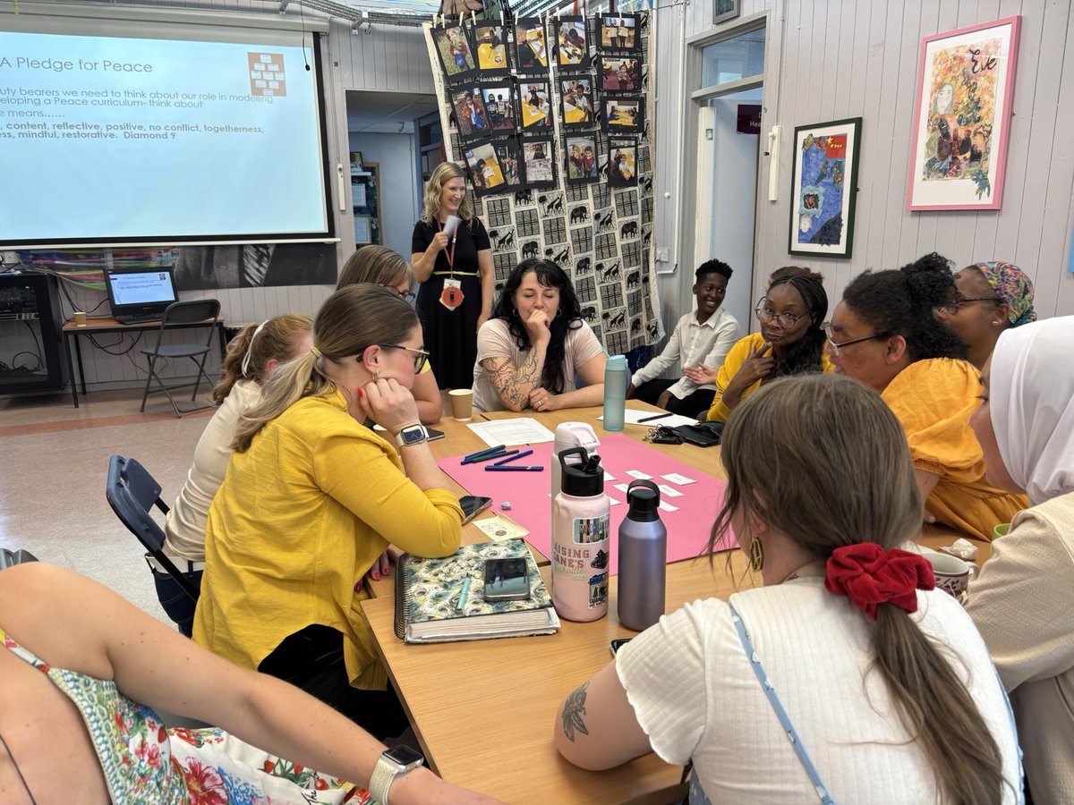 StMarysMossSide's tweet image. St. Mary’s annual timeout day for governors, staff and pupils. The importance of teaching peace in all its forms. Nursery to Year 6. Governors spent playtime on the yard and staff meeting with staff.
