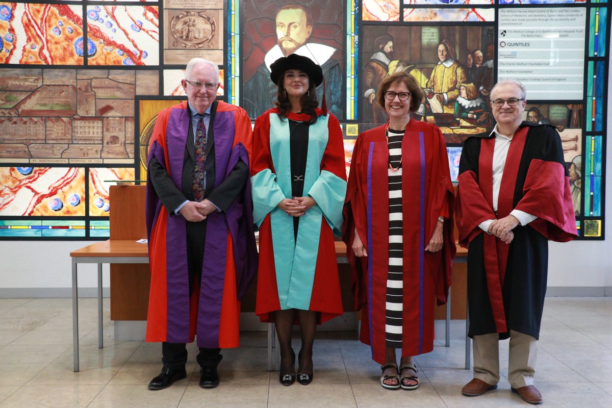 QMULWHRI's tweet image. Huge congratulations to Dunja Aksentijevic, Professor of Cardiovascular Physiology and Metabolism @QMUL, on delivering a brilliant inaugural lecture last night: ‘Fuelling the heart: A metabolic tale of risk, resilience and repair’.
@dunjaaks @QMULBartsTheLon