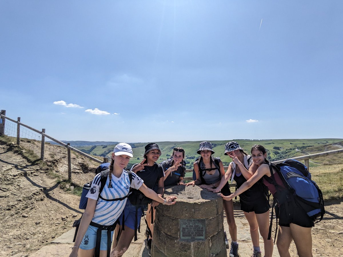 All groups now in Castleton.  Some grps braved Mam Tor some descended  in Castleton from Hollins Cross.