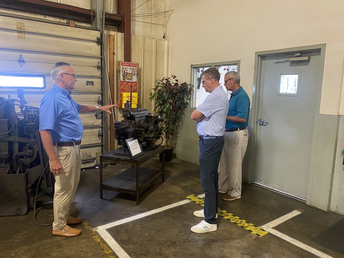SenatorGebhard's tweet image. This week, I had the opportunity to tour I. Auman Machine Co. Inc. in Lebanon with PA State Rep. John Schlegel and Madison from Congressman Dan Meuser's office.
They are a great family-owned business that manufactures a range of automotive and industrial components.