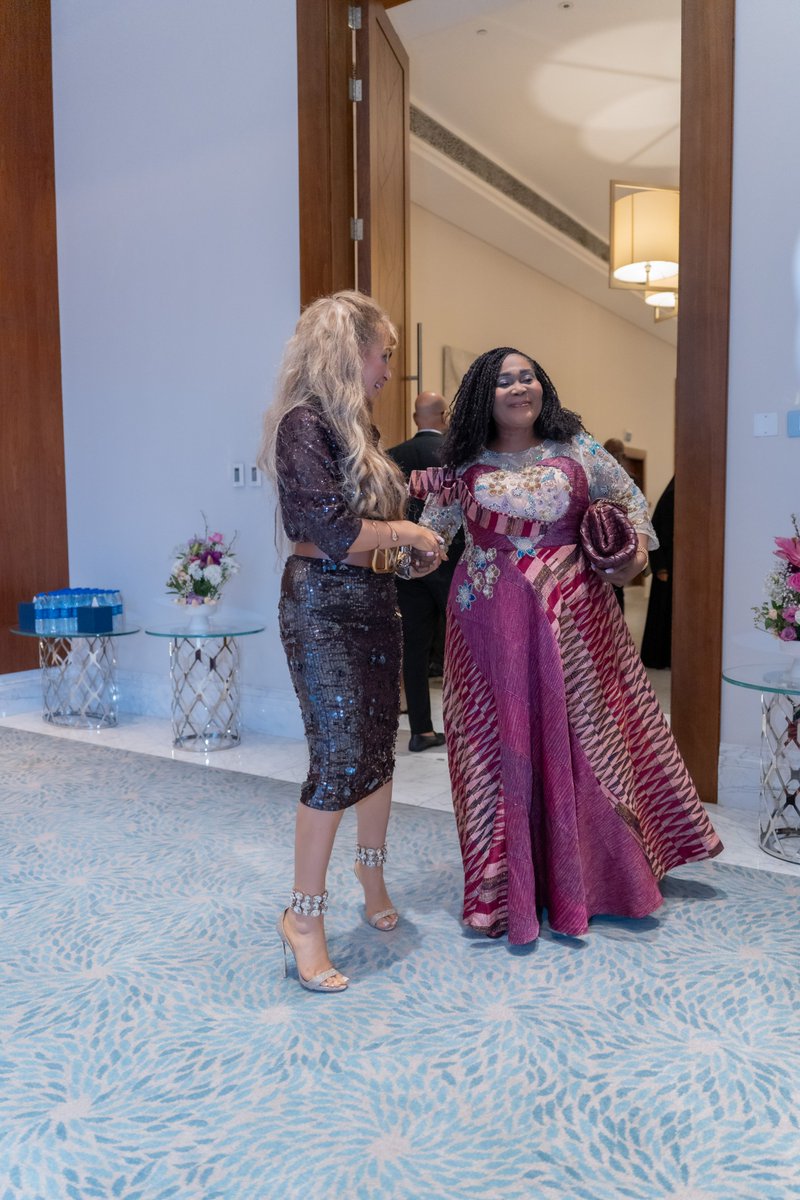 "I truly cherished this special moment in the protocol room just before our official dinner at the 7th Edition of the Merck Foundation First Ladies Initiative (MFFLI) Summit 2025 in Dubai. 

Surrounded by Their Excellencies, the First Ladies of Africa and Asia, there was such a