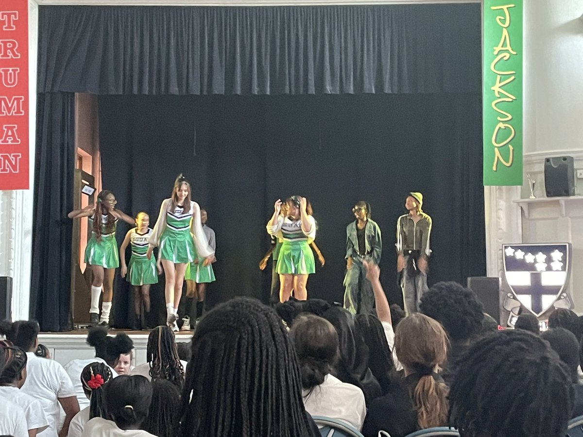 🎭 Our students had an amazing time watching a high-energy performance of Bring It On by our talented Drama Department! 💃👏 Huge well done to all involved — what a show! #SchoolTalent #BringItOn #ProudMoment #PerformingArts