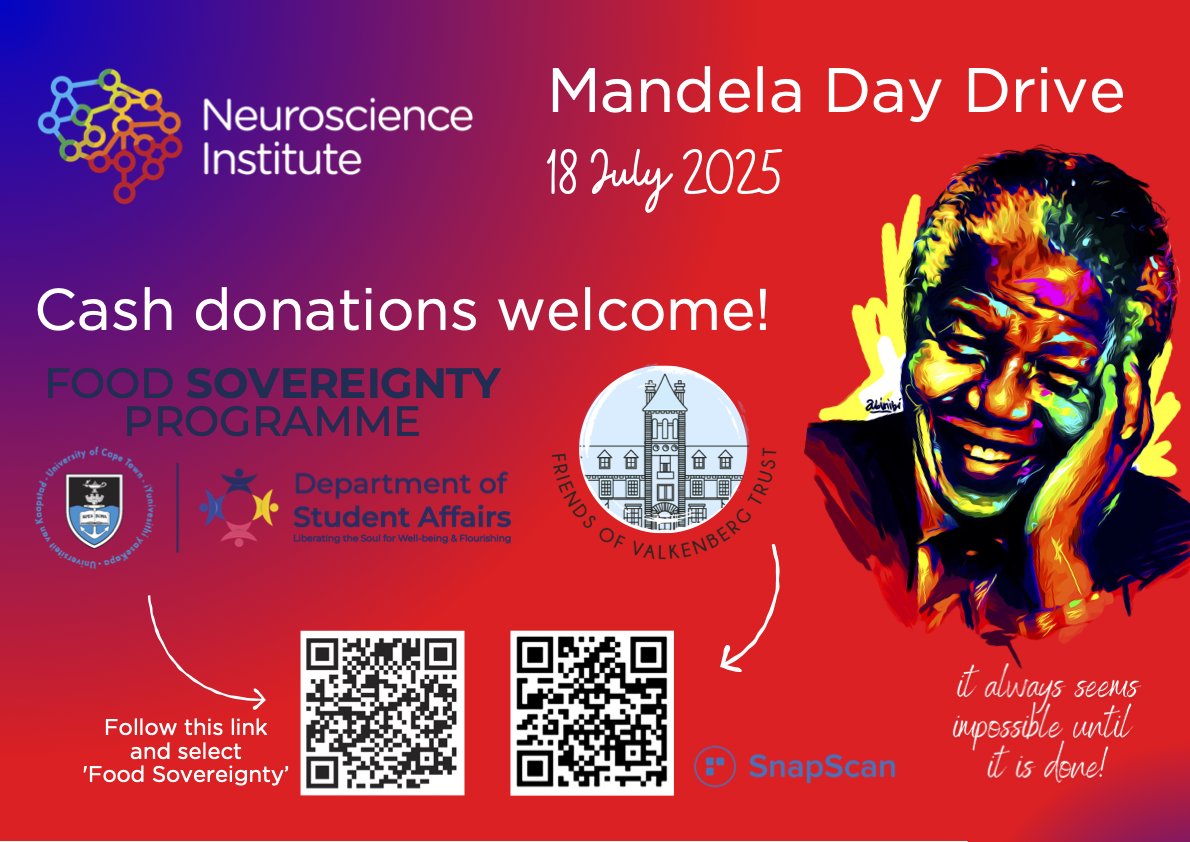 UCT_NI's tweet photo. Please help us collect non-perishables this Mandela Day (18 July). Or make a cash donation. Collection boxes @UCT_NI &amp; @HumanBiology reception /email hayley.tomes@uct.ac.za.
*Also seeking a food retailer willing to give discount/cost prices on non-perishables for this drive!* https://t.co/OyWpbVCLTi