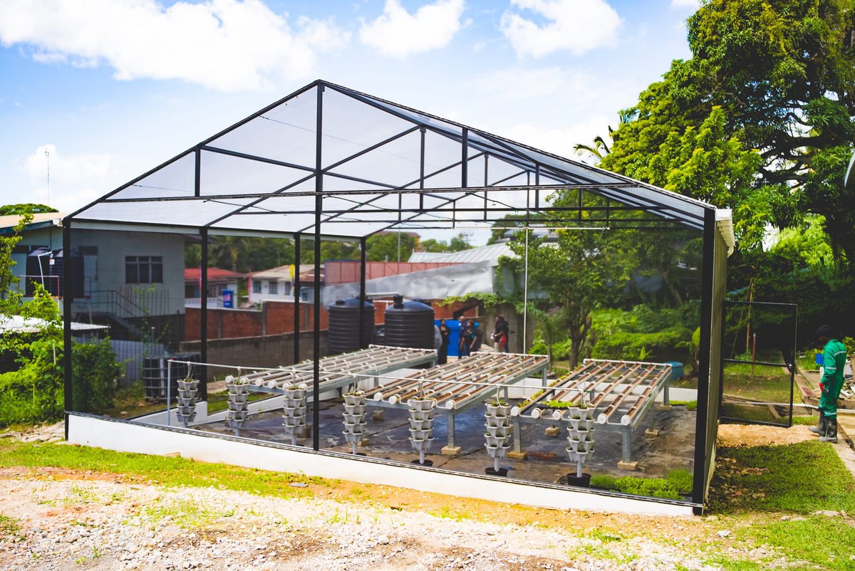 At Court Shamrock Center for the socially displaced a TT$150,000 investment has been transformed into something powerful: an expanded and fully functional Aquaponics and Greenhouse System #DigicelFoundationTT
