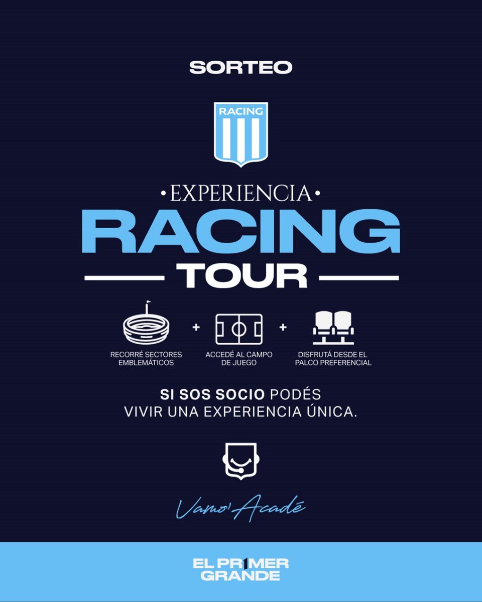 Socias/os Racing Club tweet media