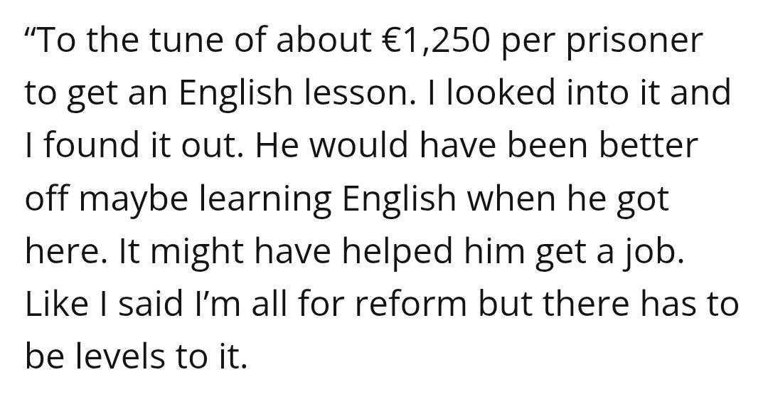 This comes back to the victim impact statement, is the contention that either
- he wouldn't have done it if he had a job or
- the crime is worse because he didn't have a job?